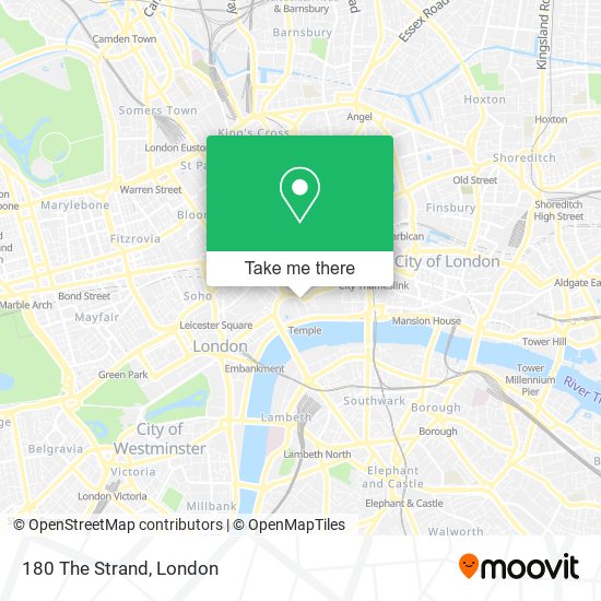 180 The Strand map