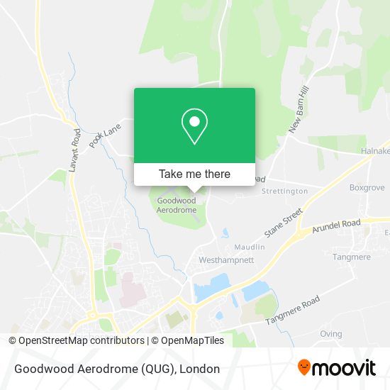 Goodwood Aerodrome (QUG) map