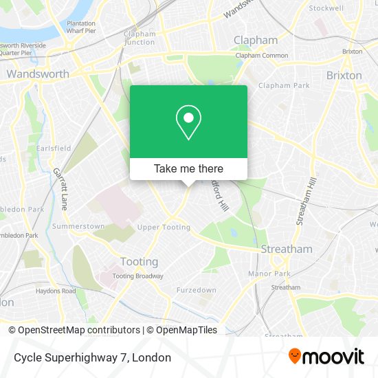 Cycle Superhighway 7 map