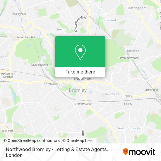 Northwood Bromley - Letting & Estate Agents map