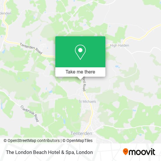 The London Beach Hotel & Spa map