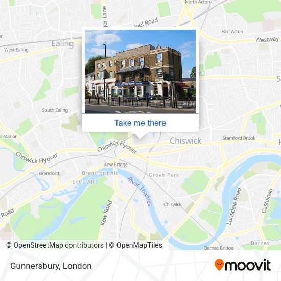 Gunnersbury map
