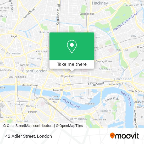 42 Adler Street map