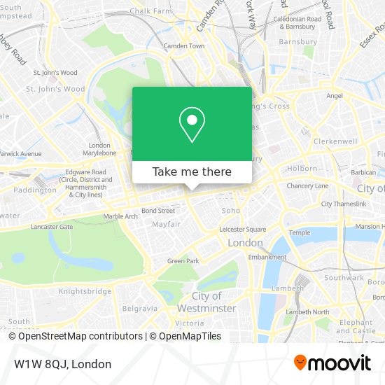 W1W 8QJ map