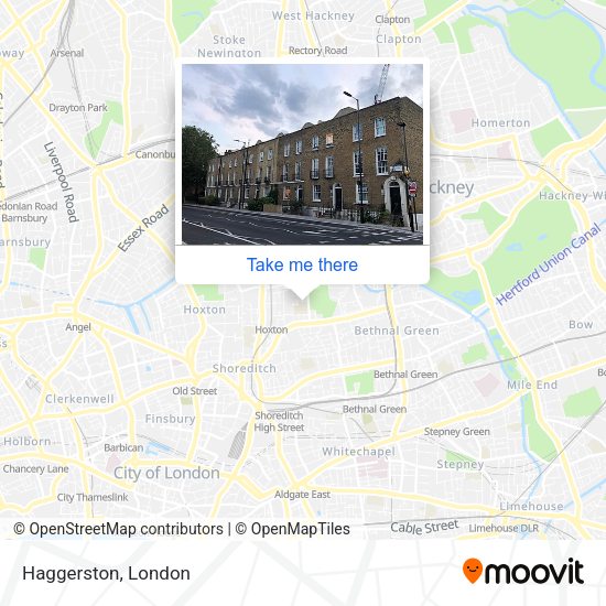 Haggerston map