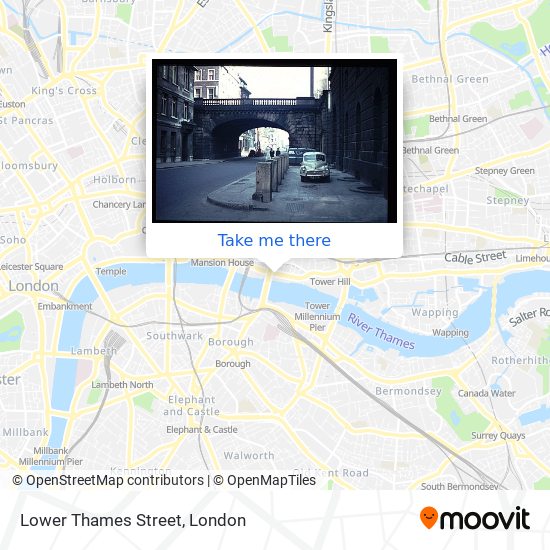 Lower Thames Street map