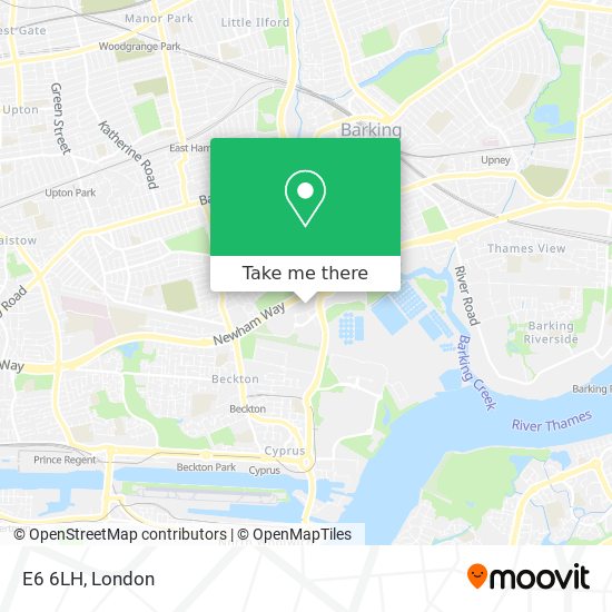 E6 6LH map
