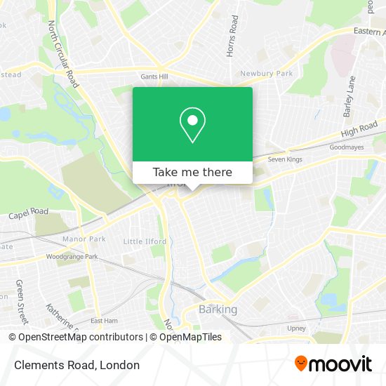 Clements Road map