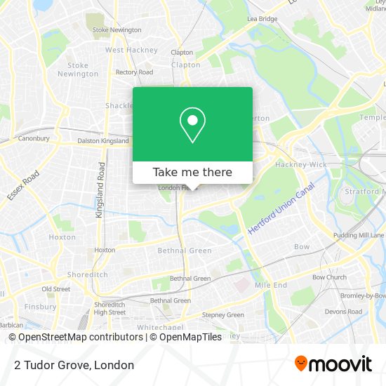 2 Tudor Grove map