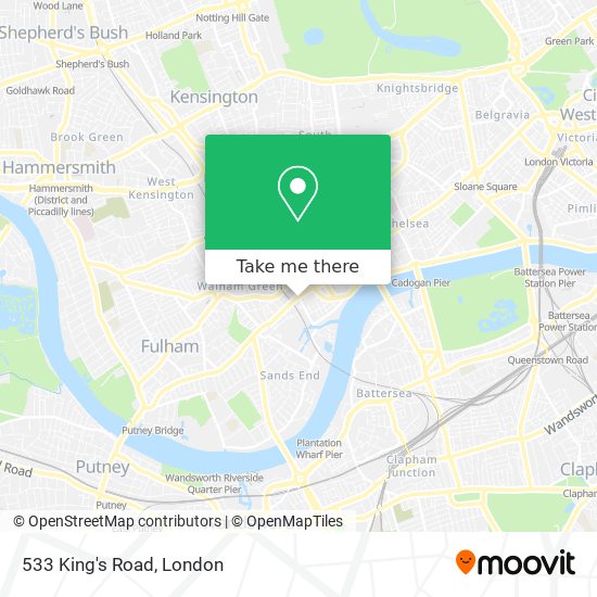 533 King's Road map