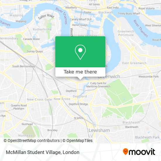 McMillan Student Village map