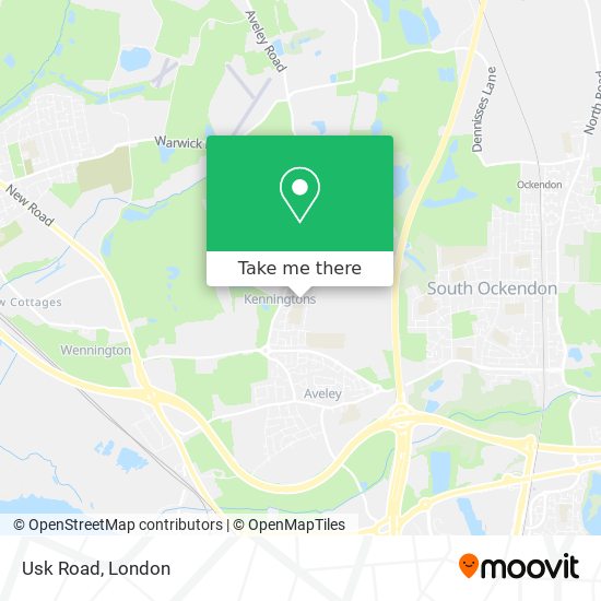Usk Road map