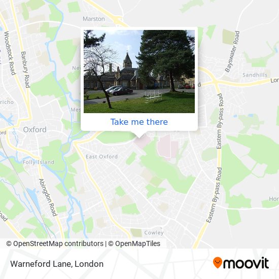 Warneford Lane map