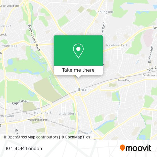 IG1 4QR map