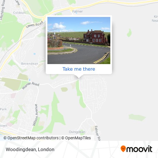 Map Of Woodingdean Brighton How To Get To Woodingdean In Brighton And Hove By Train Or Bus?