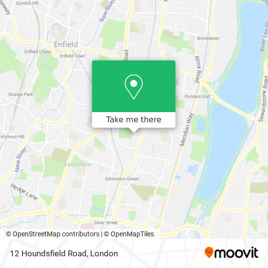12 Houndsfield Road map