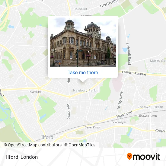 Ilford map