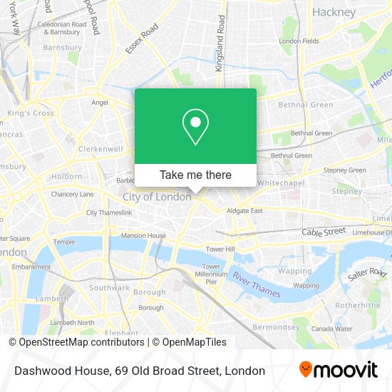 How to get to Dashwood House, 69 Old Broad Street in City Of London by