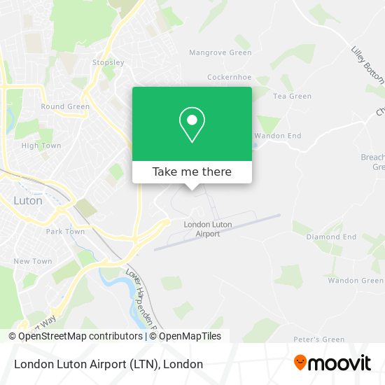 London Luton Airport (LTN) map