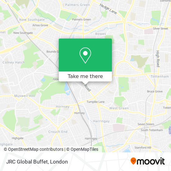 JRC Global Buffet map
