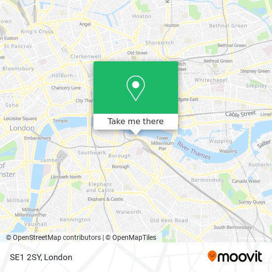 SE1 2SY map