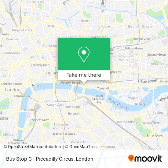 How To Get To Bus Stop C Piccadilly Circus In City Of London By Bus