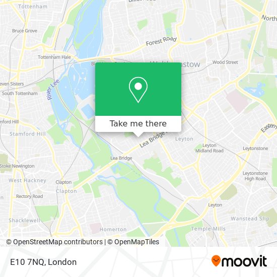 E10 7NQ map