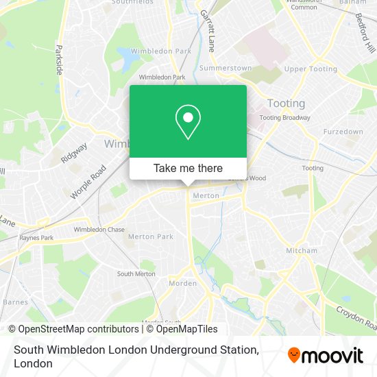 How to get to South Wimbledon London Underground Station by bus, Tube, train or Tramlink?