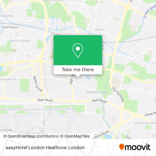 easyHotel London Heathrow map
