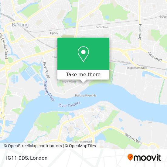 IG11 0DS map