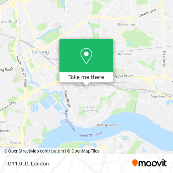 IG11 0LG map