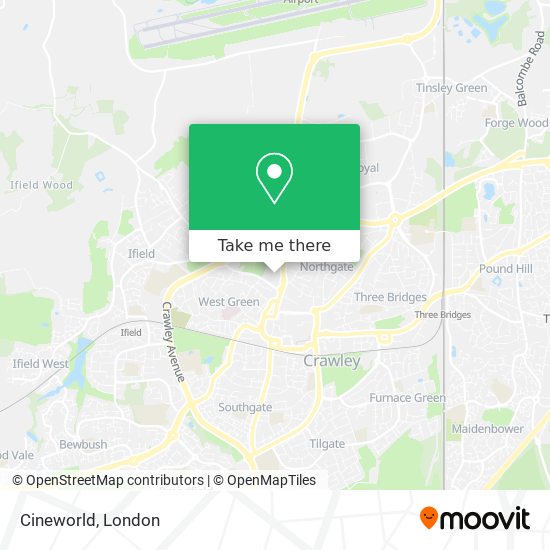 Cineworld map