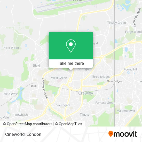 Cineworld map