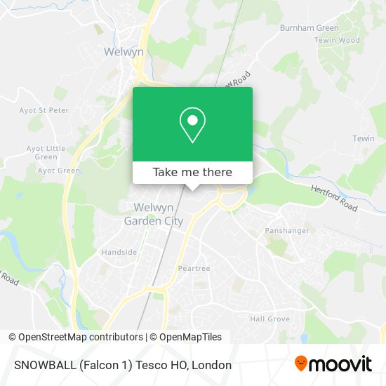 SNOWBALL (Falcon 1) Tesco HO map