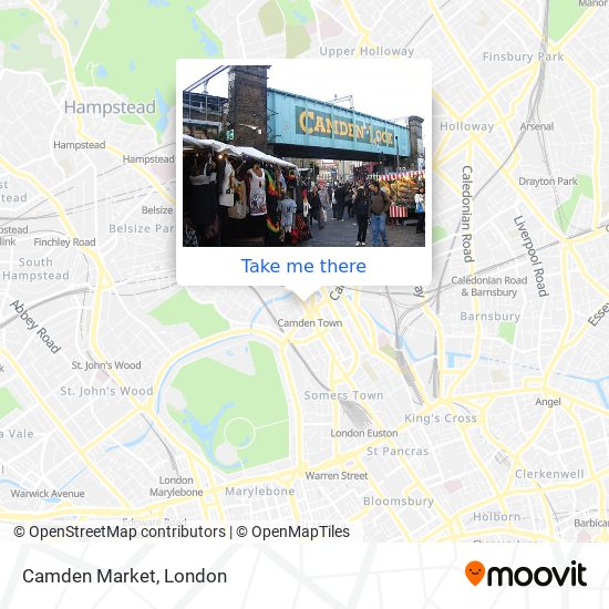 Camden Market map