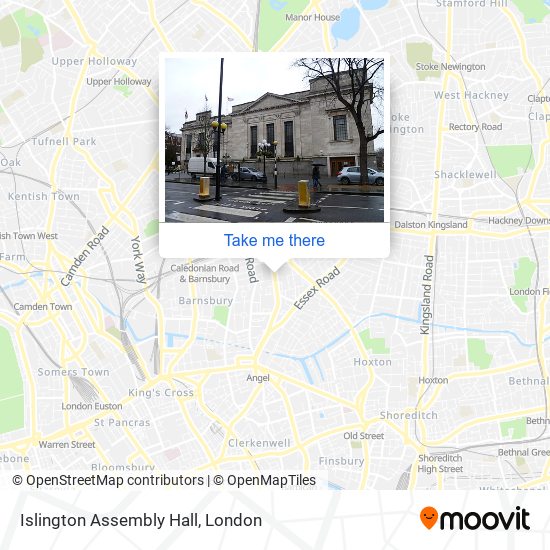 Islington Assembly Hall map