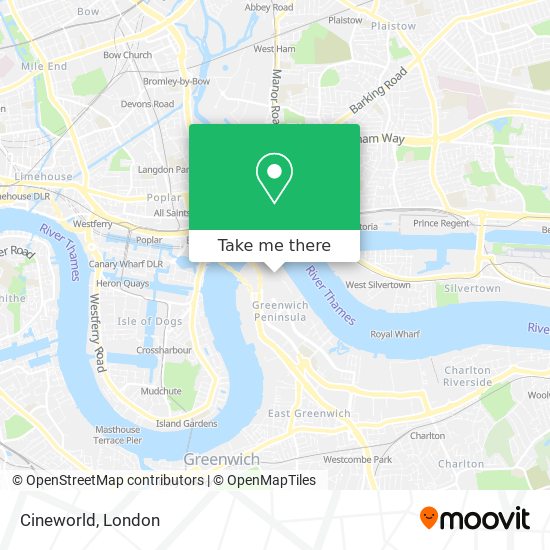 Cineworld map