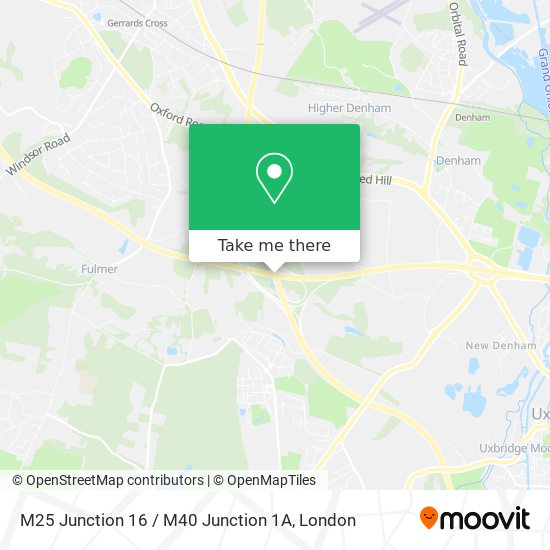 How To Get To M25 Junction 16   M40 Junction 1a In South Bucks By Bus 