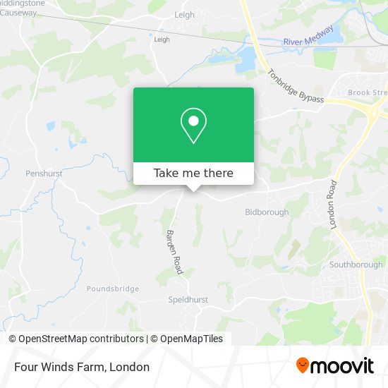 Four Winds Farm map