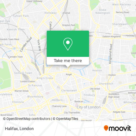 Halifax map