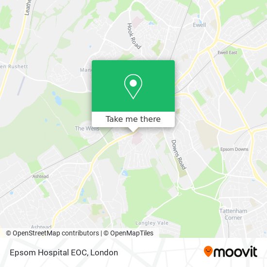 Epsom Hospital EOC map