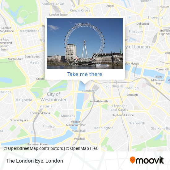 The London Eye map