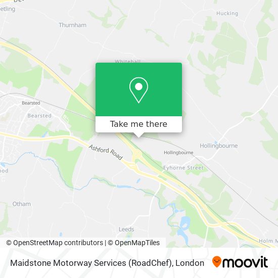 Maidstone Motorway Services (RoadChef) map