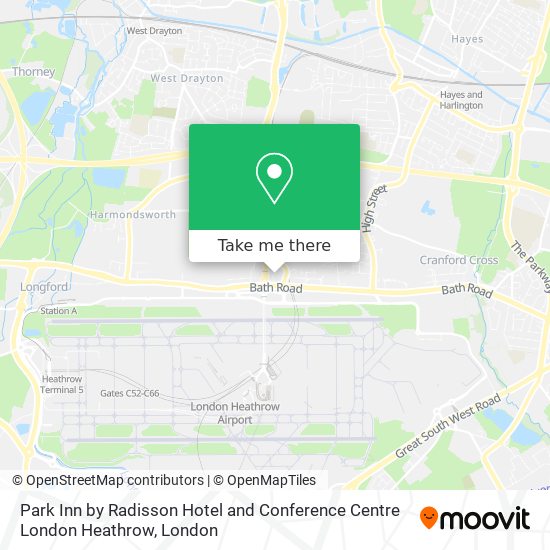 Park Inn by Radisson Hotel and Conference Centre London Heathrow map