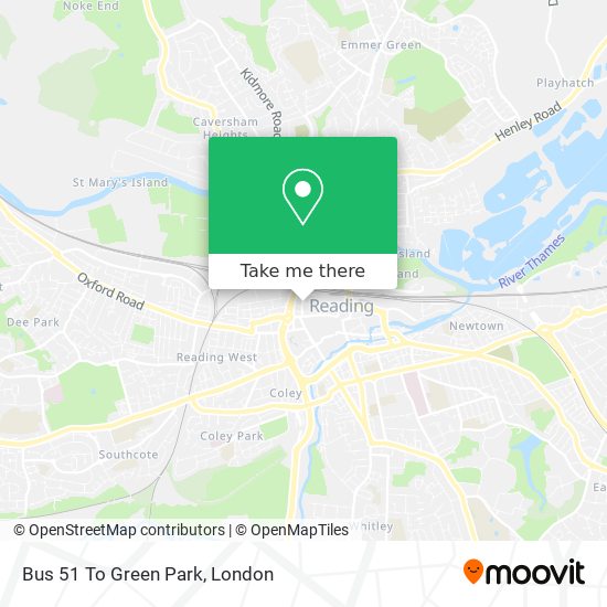 Bus 51 To Green Park map