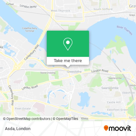 Asda map