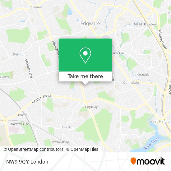 NW9 9QY map