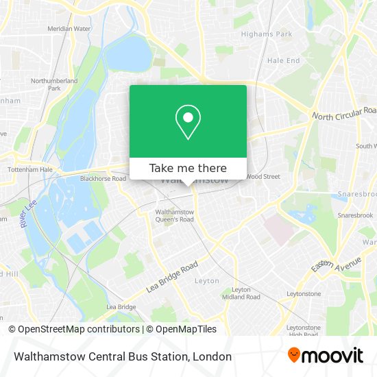 Walthamstow Central Bus Station map