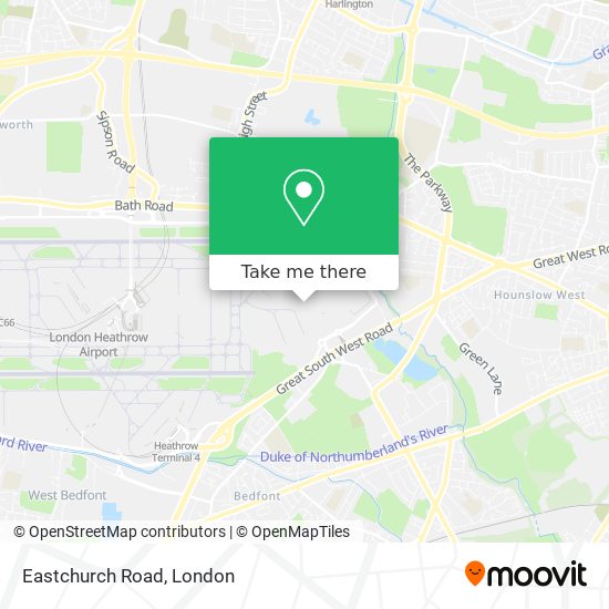 Eastchurch Road map