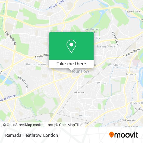 Ramada Heathrow map